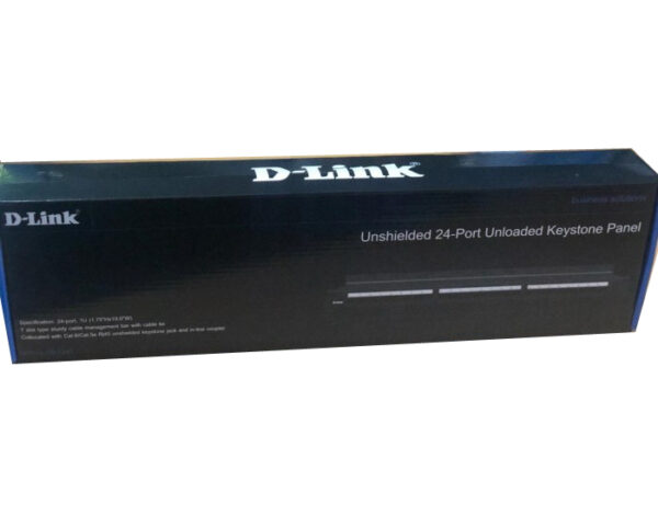 D-Link CAT6 Unloaded 24 Port Patch Panel
