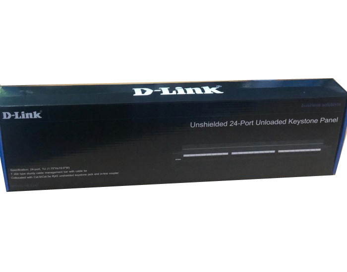 D-Link CAT6 Unloaded 24 Port Patch Panel