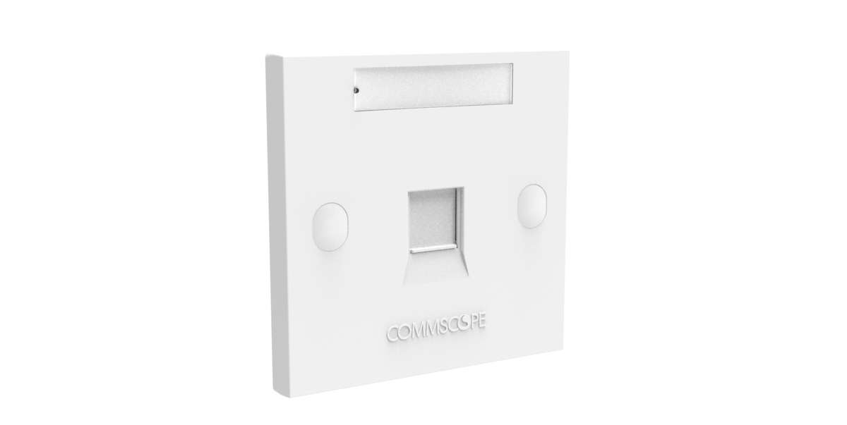 Commscope Netconnect Single Face Plate