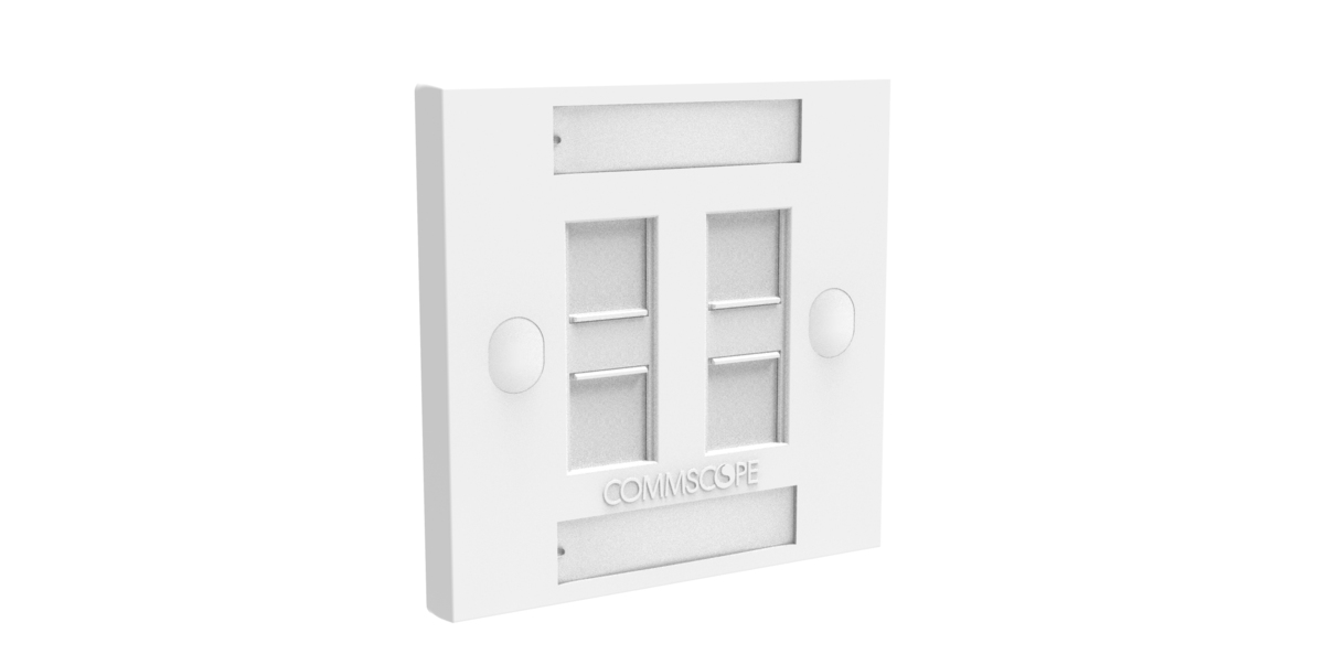 Commscope Netconnect Quad Face Plate