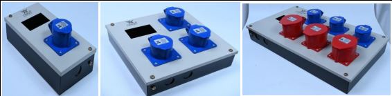 Metal Box for Mounting Industrial Plug & Sockets