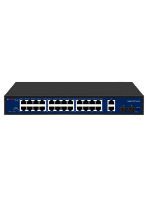 CP-PLUS CP-DNW-GPU24G2F2-30 28 Ports Switch with 24 Gigabit PoE Ports & 2 Gigabit Uplink Ports + 2 SFP Ports