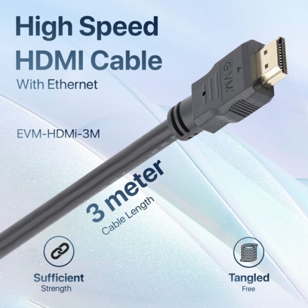 CP-PLUS Regular HDMI EVM HDMI Cable 3M