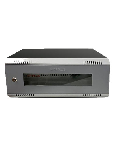 CP-PLUS CP-HA-RK4535VW-3U-TP (450MM Width x 350MM Depth) Wallmount 3U Rack With PDU & Tray - LITE SERIES