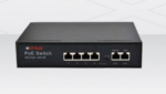 CP-PLUS CP-SAVW-HPU4H2-65 6 Ports Switch with 4 Gigabit PoE Ports & 2 Gigabit Uplink Ports