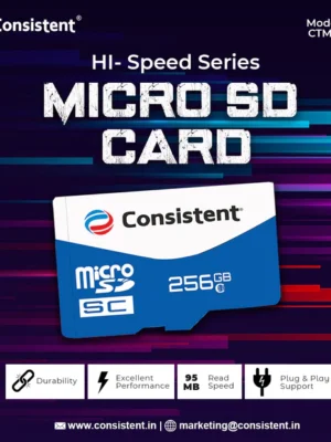 CONSISTENT 256GB MICRO SD CARD