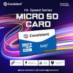 CONSISTENT 64GB MICRO SD CARD