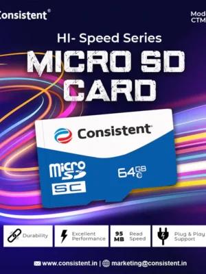 CONSISTENT 64GB MICRO SD CARD