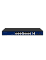 CP-PLUS CP-DNW-GPU16G2F2-20 16 Port Gigabit Unmanaged PoE Switch with 2 SFP ports