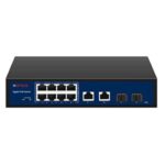 CP-PLUS CP-DNW-GPU8G2F2-96  10 Ports Switch with 8 Gigabit PoE Ports & 2 Gigabit Uplink Ports, 2 SFP Ports