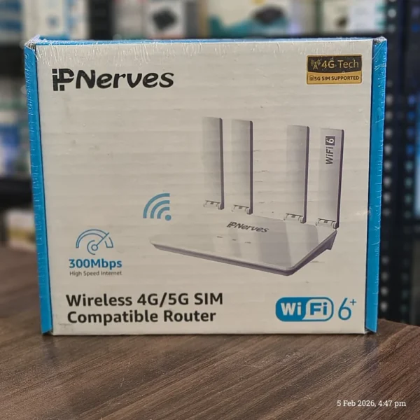 IPNERVES 4-Antenna 4G/5G Router