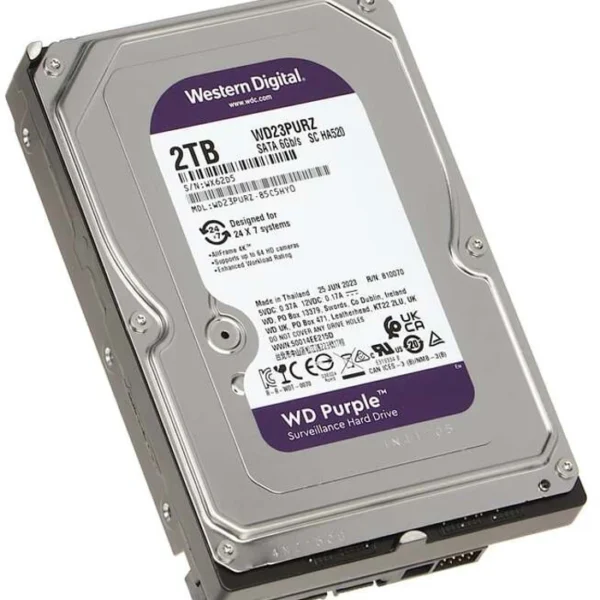 WESTERN-DIGITAL WD PURPLE SURVEILLANCE 2TB Original HDD